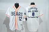 Bad News Bears #12 1976 Chico's Bail Bonds White Stitched Movie Jersey,baseball caps,new era cap wholesale,wholesale hats
